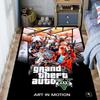 Grand Theft Auto Online: Covor de Aventură cu Octan Ridicat Potrivit pentru toate anotimpurile Decor Acasă Modă Cadouri de Crăciun Artă