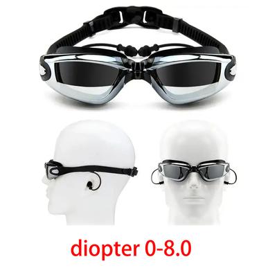 Γυαλιά κολύμβησης ενηλίκων Myopia Earplug Anti Fog HD Επαγγελματικά γυαλιά κολύμβησης ανδρικά γυναικεία οπτικά αδιάβροχα γυαλιά χονδρικής
