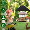 Squirrel Baffle Metal Bird Feeder Rod Baffle Effective Weatherproof Feeder Squirrel Protective Device for Hanging Bird Feeders
