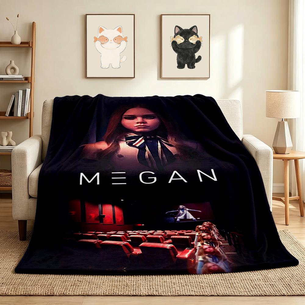 Koc flanelowy Megan Show Koc narzutowy Miękki Ciepły Sofa Łóżko Kemping Samochód Wystrój domu Unikalny Prezent Świąteczny C930240