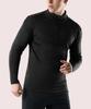 ARMEDES [2Pack] Men'S Functional Turtleneck Zip-Up Long Sleeve Fleece-Lined Top Ar-31 (3 Colors)