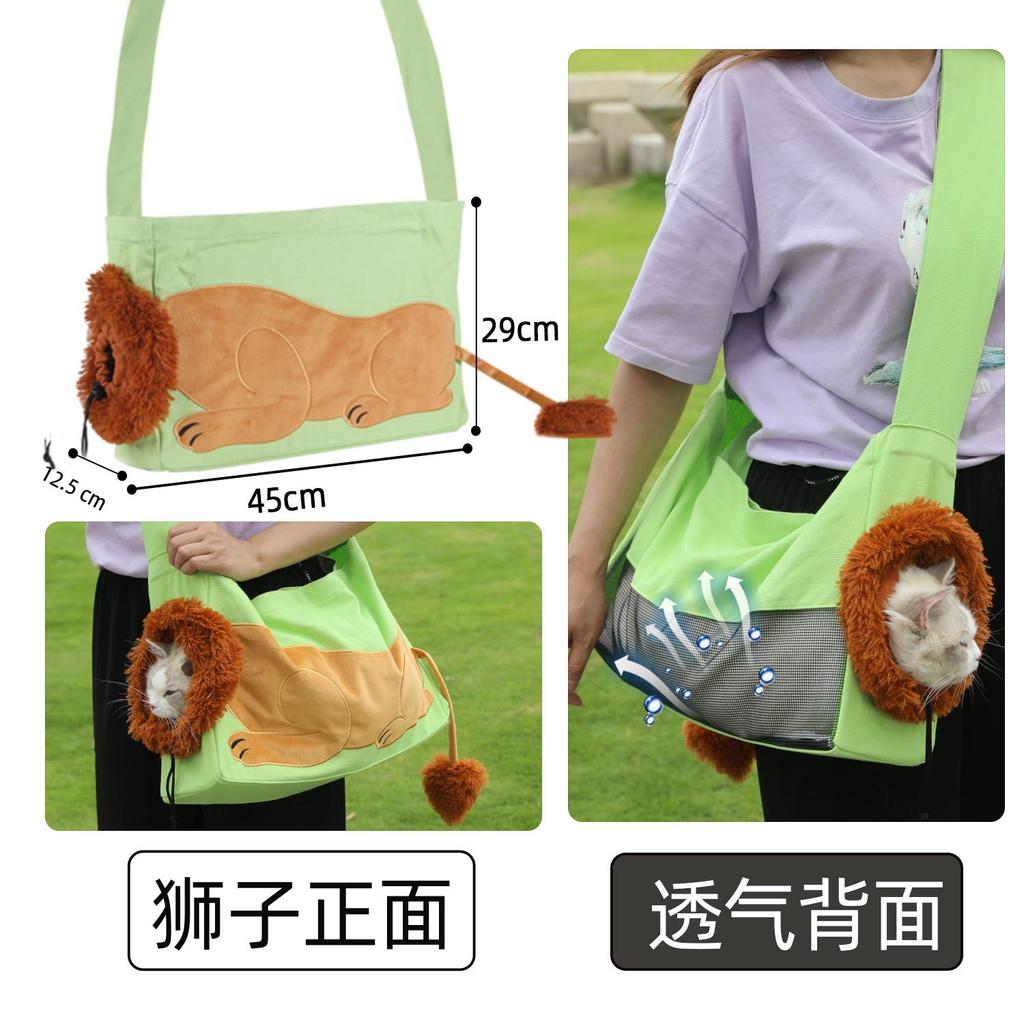 2024 New Creative Animal Style Pet Bag Pet Handbag with Cat for Outdoor Wear, Small Dog Shoulder Bag, Small Dog Crossbody Bag