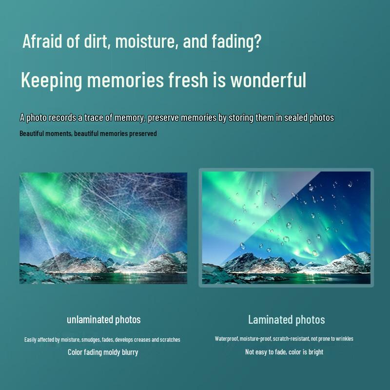 Deli A4 Laminating Film, 100 Sheets CN Plug (adapter Included)