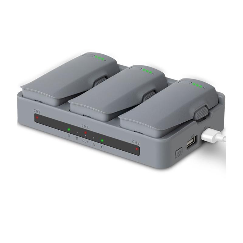 Efficiency 3Slot Battery Charging Dock For Photography Equipment Intelligent Power Distribution Battery Charging Station