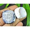 30-35MM Natural Dendrite Agate Oval 2Pcs Cabochon Loose Gemstone 116Cts. SK-4181
