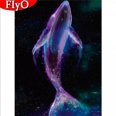 5D DIY Diamond Painting Whale Diamond Embroidery Cross Stitch Animal Pictures Of Rhinestones Mosaic Sale Handmade Gift