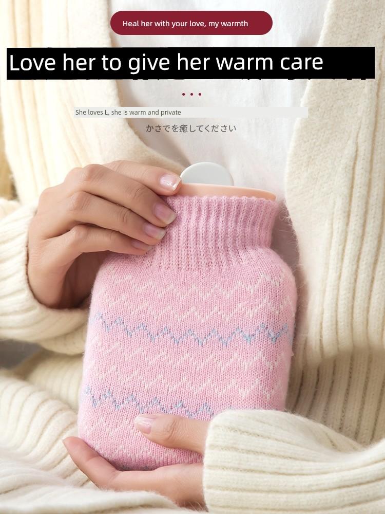Hot-Water Bag Hot Water Injection Bag Warm Hand Irrigation Type Bench Silicone Small Water Hand Warmer Explosion-Proof Mini Kids