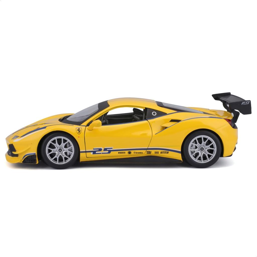 Bburago 18-26307 Ferrari 488 Challenge Modellauto 1:24, gelb