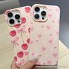 Pink Bow Cherry Full-Screen Phone Case for iPhone 11/12/13/14/15/16/17 PROMAX