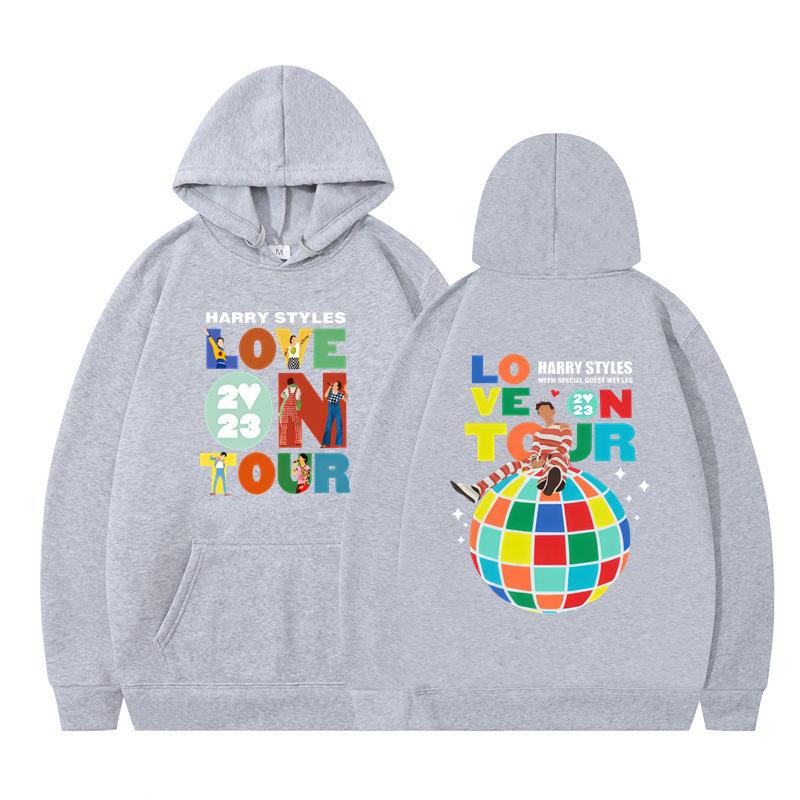 New HARRY STYLES Men's and Women's Peripheral Casual Loose Hooded Sweater