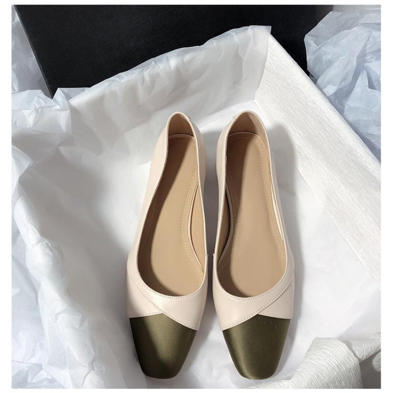 Fashion Women Heeled Shoes Mid Heels Rubber Sole Zapatos Mujer Elegant Ladies Spring Summer Autumn Shallow Outdoor Mary Jane