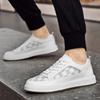 Autumn trend men's driving shoes breathable cowhide soft sole fashion British style sports shoes casual board shoes men