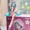 14CM Figurine Anime HATSUNE MIKU Figurine Bouchon à Nouilles Pyjama Oreilles de Lapin Modèle Jouet Poupée Figurine d'Action Collection Cadeau PVC