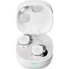 Audio-Technica ATH-SQ1TW2 WH Wireless Earphones: Bluetooth / Compact & Lightweight / Up To 20 Hours Playback / Low Latency / Ambient Sound Passthrough