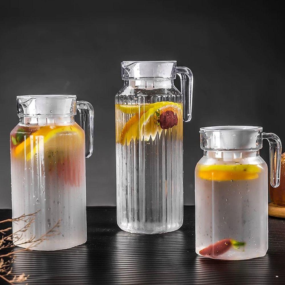 Transparent Water Bottle Large Capacity Juice Cold Water Bottle New Coffee Milk Pot