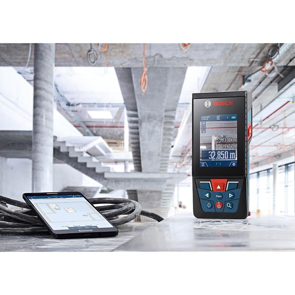 Bosch Professional GLM150C Data Transfer Laser Distance Meter [Genuine Product] Surveying Equipment