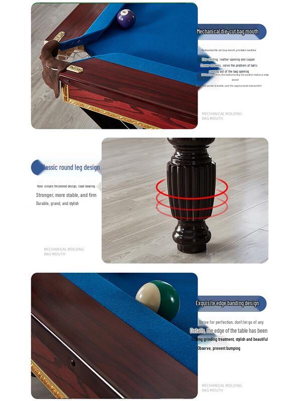 Beirong Marble Top Chinese 8-Ball Pool Table with Automatic Ball Return