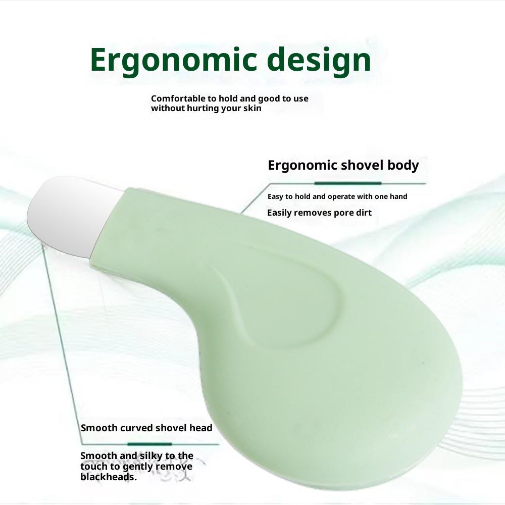 

Blackhead Remover Tool Silicone Face Scraper for Deep Cleansing Nose Blackhead Remover Skin Care Tool Mild Safe Skin Care Tool бежевий