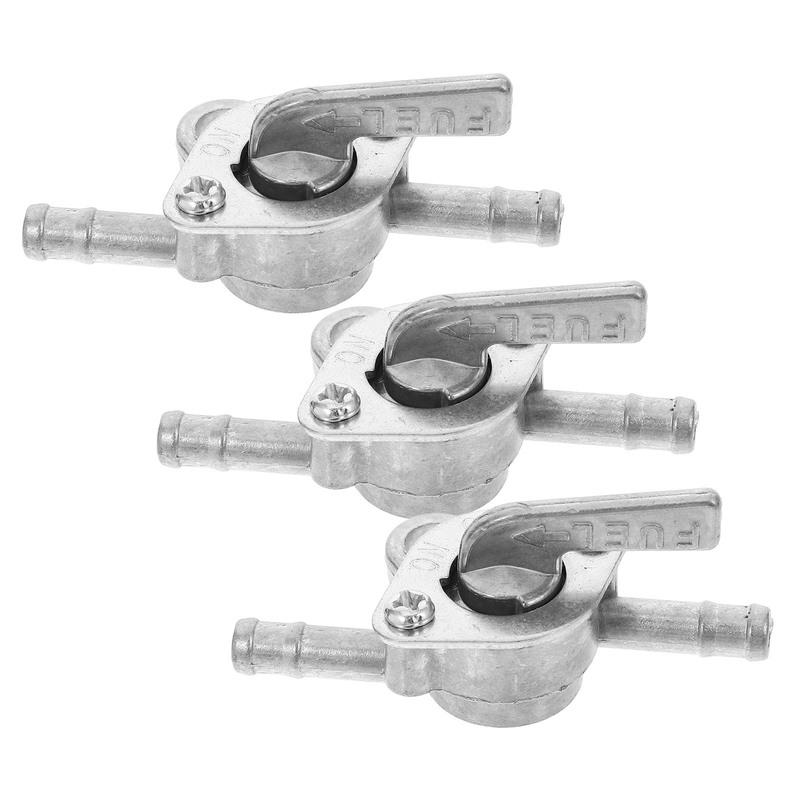 3Pcs Motorcycle Fuel Valve Petcock Universal Gas Shut Off Switch for Atvs Dirt Bikes Go Karts Mopeds Small Engine Systems