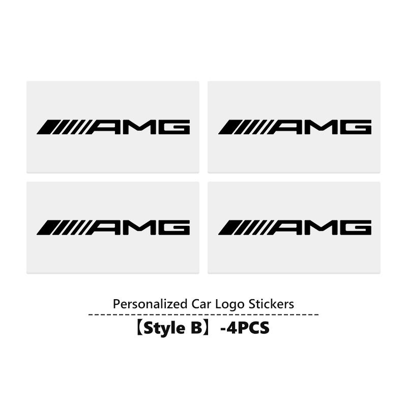 IYLCL1 Car Stickers Body Glass Center Console Decorative Stickers For AMG Mercedes Benz CITAN VITO SPRINTER CLS SLK W202 W203 W204 W205