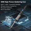 90W Digital Display Soldering Iron, Programmable Digital Temperature Adjustment, Automatic Sleep