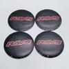4pcs 45mm 50mm 56mm 65mm RAYS Logo Emblem Car Stickers Accessories for Car Wheel Center Caps Hub Cap Rim Cover Badge Replacement