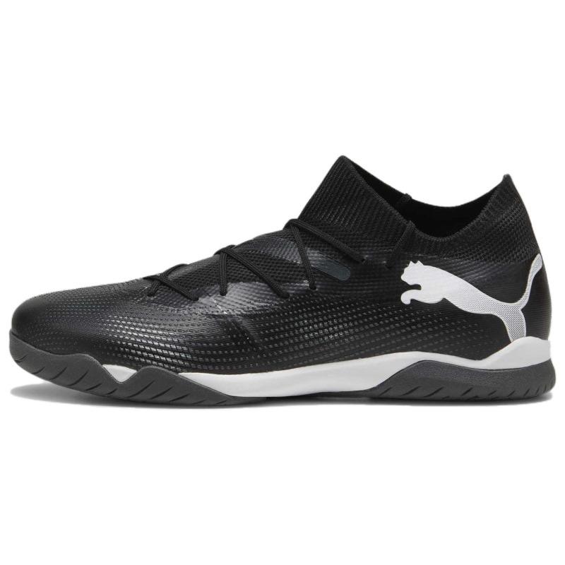 PUMA Future IC IN Mens Football Shoes Black White 107721-02