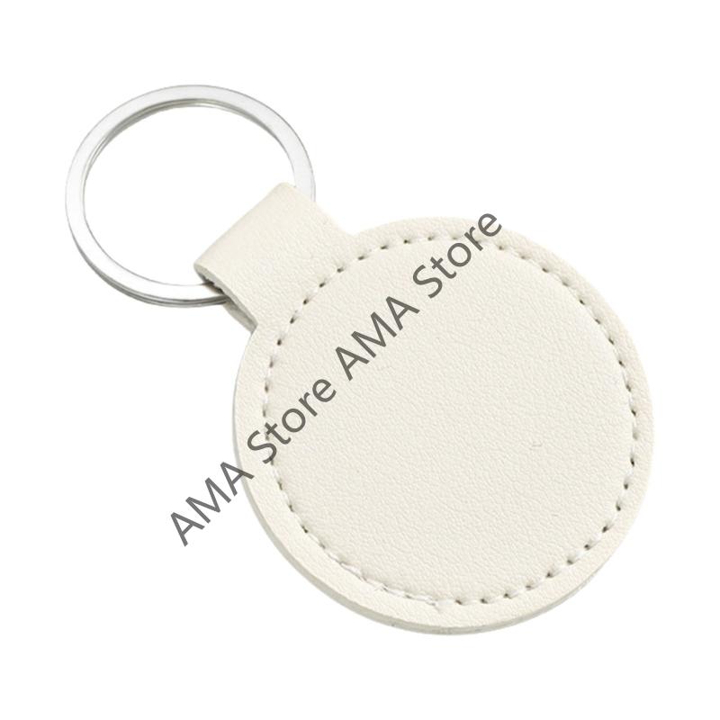 X7JF PU Leather Keychain Metal Pendant For Car And Home Light Weight Secure Holder With Rustproof Design