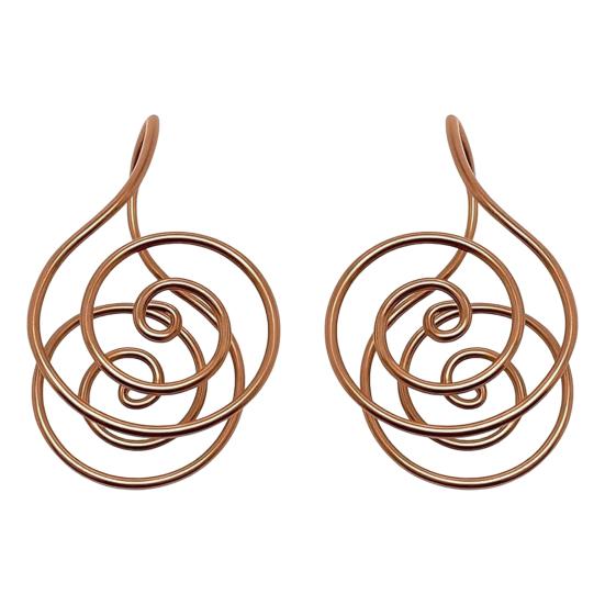 

Регулируемое медное спиральное кольцо на руку, исцеление энергией, медитация, ручная работа, манжета на ладонь, спиральное кольцо на ладонь, ювелирное изделие C