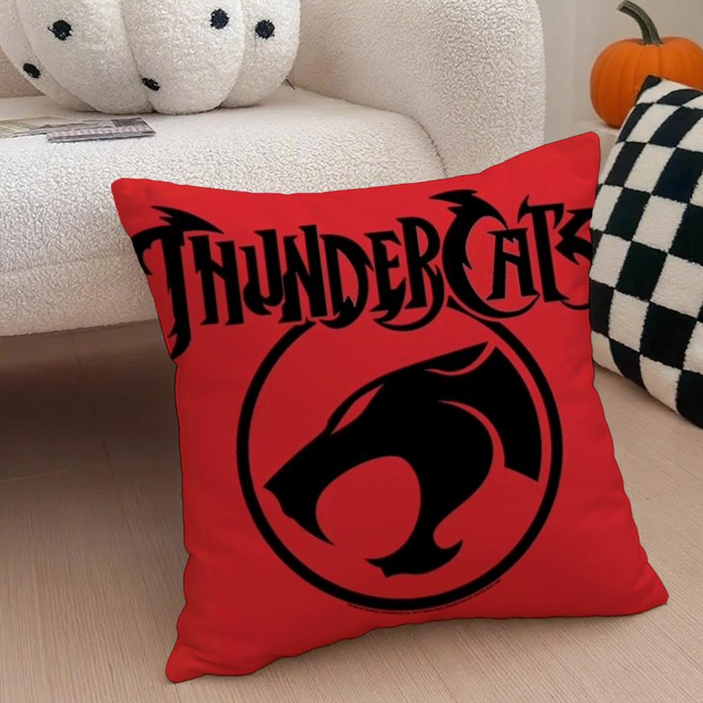 Cartoon TThunderCatsES Cushion Cover Throw Pillow Cover Hidden Button Durable Polyester Chair Cushion