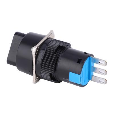 5PCS ASY‑6 Round Rotary Selector Knob Switch 16mm Mounting Hole AC 250V 3A