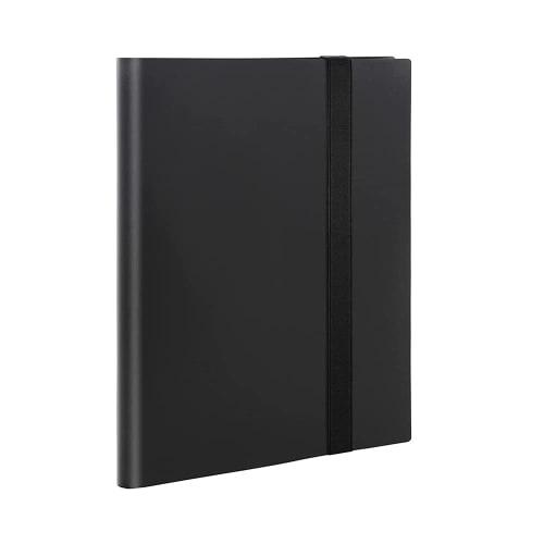 Card File, Collection File, Trading Card Binder, 9 Pockets, Holds 360 Cards, Large Capacity, Double-Sided Card File, Includes Secure Band, PP Material