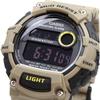 Casio Standard Digital Men's Watch TRT-110H-5BV Sand Khaki Vibrating Alarm Mud Resistant