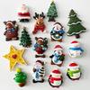 3D Nordic Santa & Reindeer Christmas Refrigerator Magnets