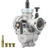 NIBBI PE19mm Carburetor for 100cc-125cc Flange Motorcycle Engine Carburetor with Carb Jets for Dirt Bike Mini Bike Apollo TapTao Dirt Bike Mini Bike