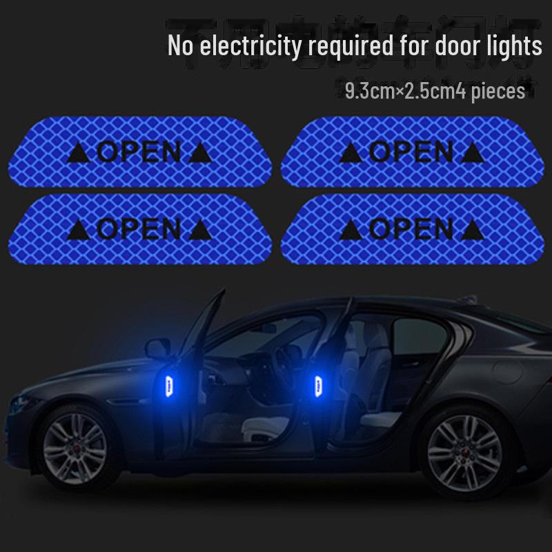 

Светоотражающие наклейки для предупреждения об открытой двери автомобиля для безопасности и украшения