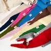 Korean Style Shawl Niche Design  Wool Scarf Female Atmosphere Versatile Scarf Lazy French Neck Scarf Tide Streetwear Scarves