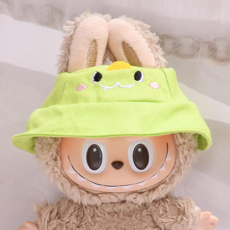Colgante de Sombrero Labubu de 17cm: Accesorio de Ropa/Llavero/Colgante para Bolso de Hombro/Vaso de Agua