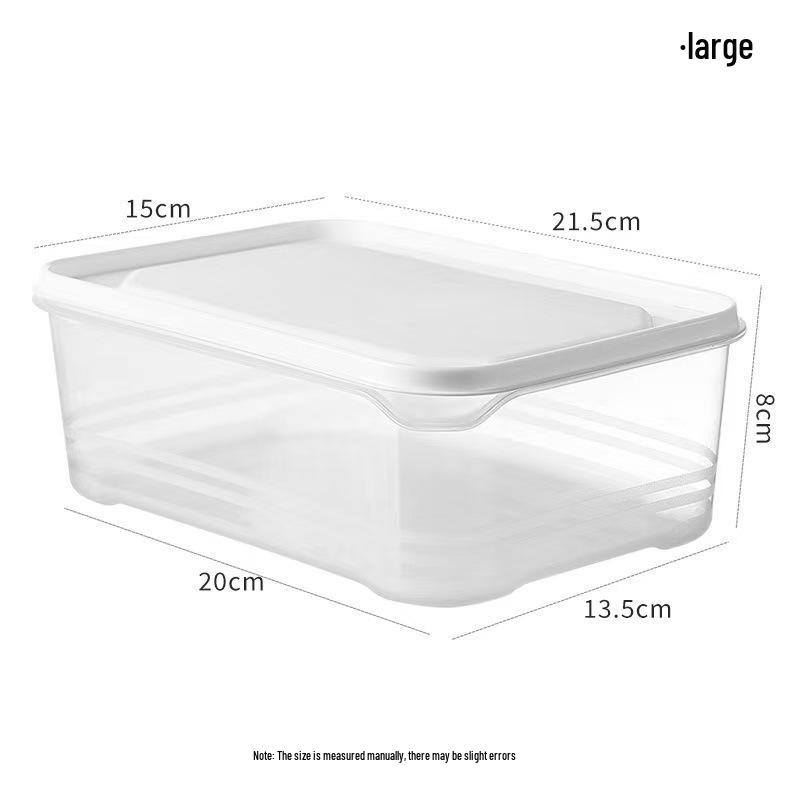Meat-Freezer Food-Grade Storage & Portioning Box: Compartmentalized Meal Prep & Fresh-Keeping Container