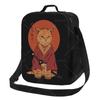 Neko Shinobi Katzen-Lunchtasche mit verstellbarem Schultergurt Wiederverwendbare Thermos-Bento-Tasche für Arbeit Picknick Strand