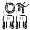Bike V Brake Set Bike Front Rear V Brake Set Aluminum Alloy Mountain Road Bike V Brake Pads And Levers Set Riding Accessories