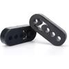 EPDM Exhaust Hangers 4 Holes 11cm 0.47" Insulator Bracket Bushing Mount Adjustable Muffler Shock Absorber Universal for Cars Truck Jeep SUV Upgrade