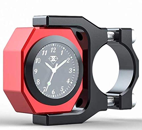 

Доступен в 3 цветах. Аналоговые часы с термометром. Для мотоциклов, велосипедов и байков. Светящийся. Водонепроницаемый. Инструкции включены. (красный)