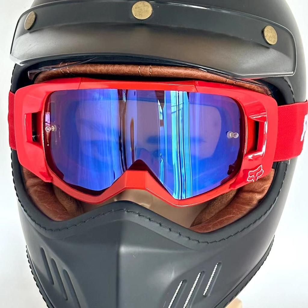 Fox Cycling Goggles Outdoor Off-Road Rally Downhill Motorcycle Riding Windproof Sandproof HD Riding Goggles