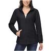 Women's Black Fleece Jacket - - Black