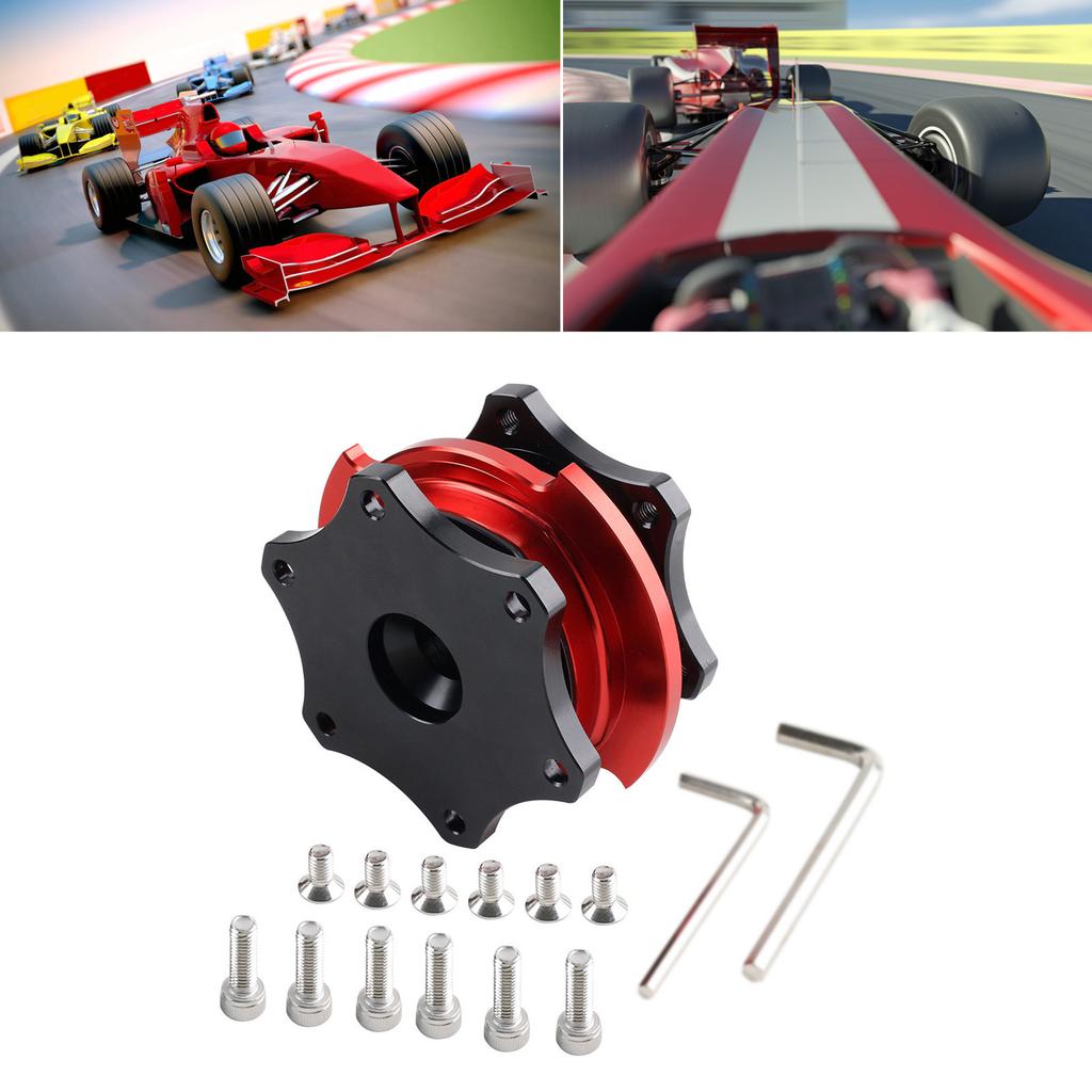 Anti Rusts Quick Release Steering Wheel Hub Aluminum Steering Wheel Hub Repair Tool for Personalizes Driving Experience