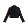 X Ivy Park Colaboração Beyoncé Fato Curto Casual Listrado Fatos Femininos Preto GP4707