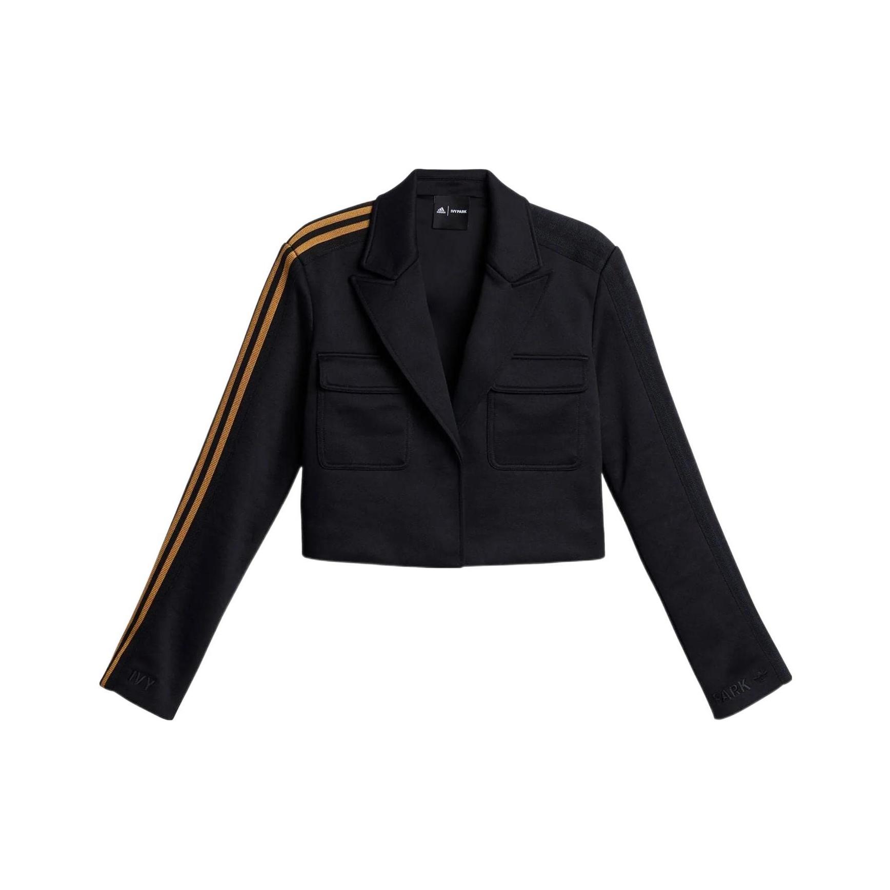 Adidas X Ivy Park Beyoncé Collaboration Striped Casual Short Suit Women suits Black GP4707 M