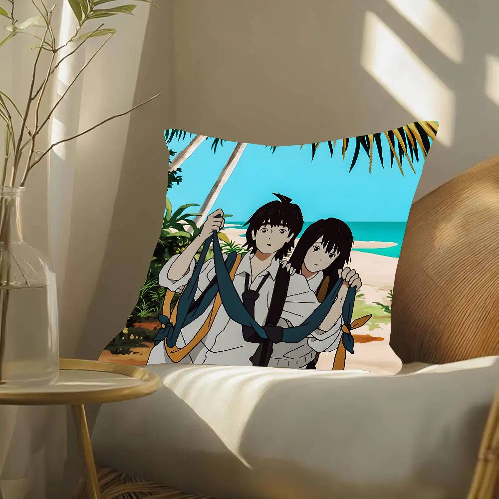 Anime Sonny Boy Pillow Case Fashion Square Pillowcase Bedroom Sofa Room Ins Decoration Leisure