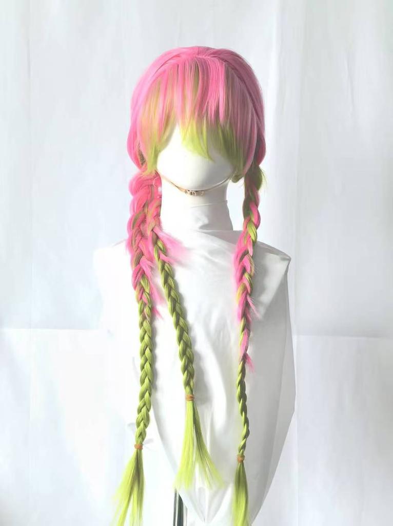 Anime Cosplay Pruik Aziatisch Kort Haar Lang Haar Cosplay